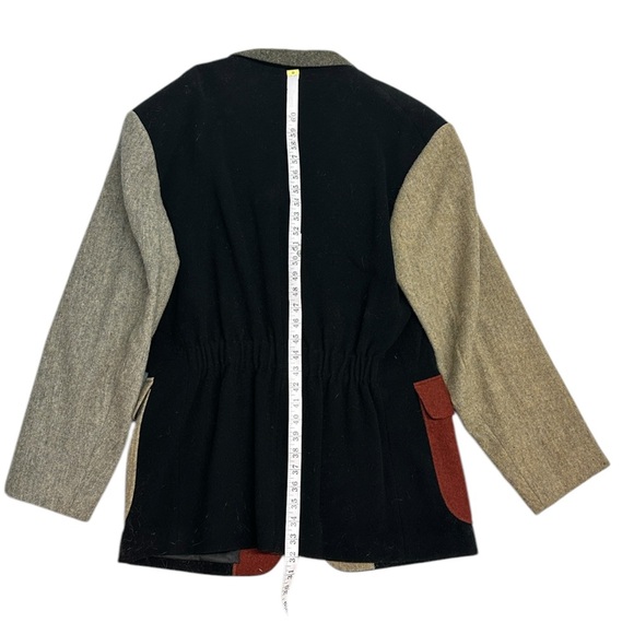 Colorblock Wool Blazer - Picture 7 of 9